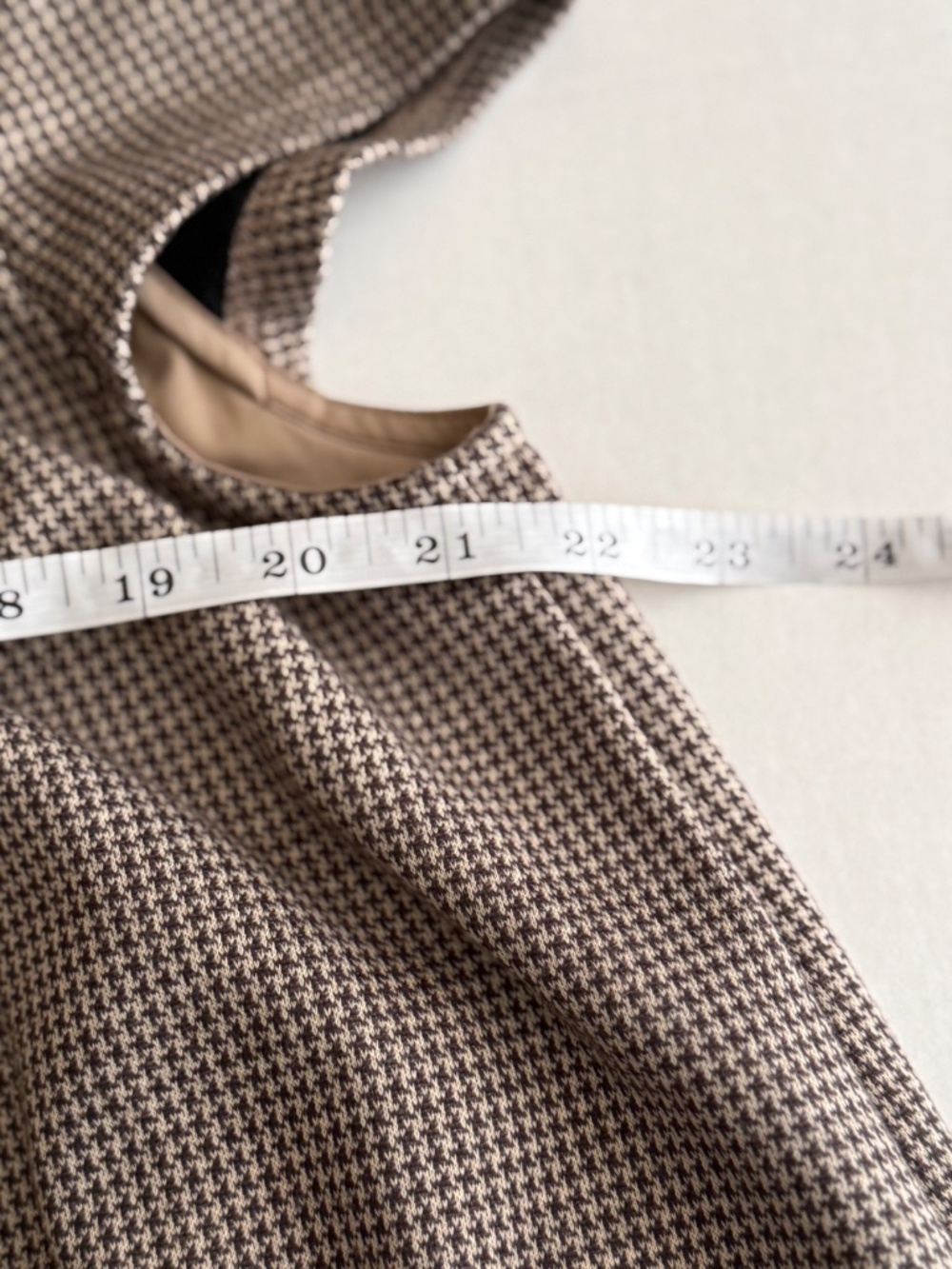 Cider Houndstooth Mini Dress size Large - Picture 6 of 7